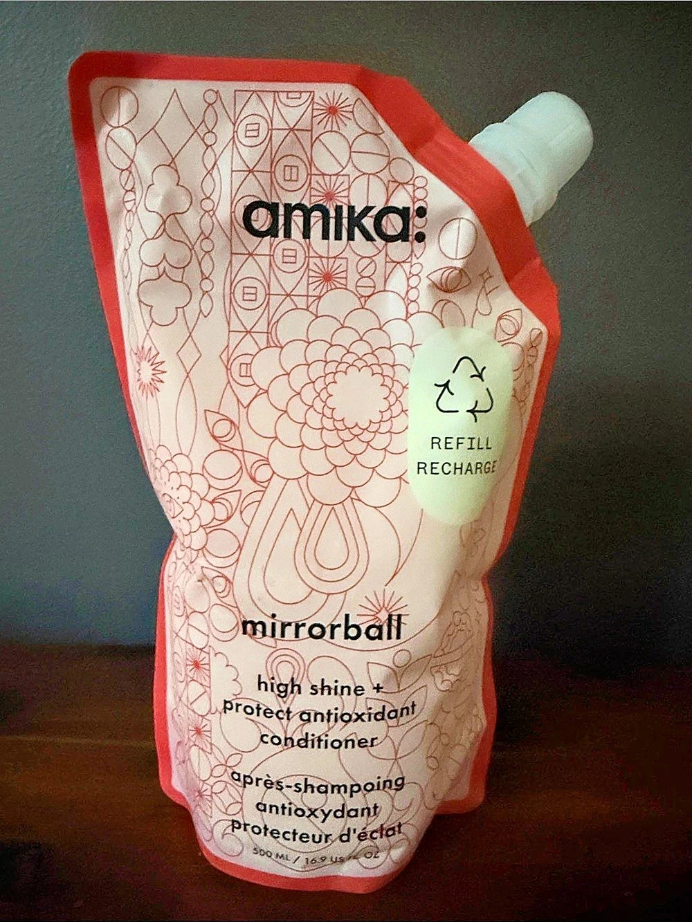 amika: mirrorball high shine + protect antioxidant conditioner: Mirrorball High